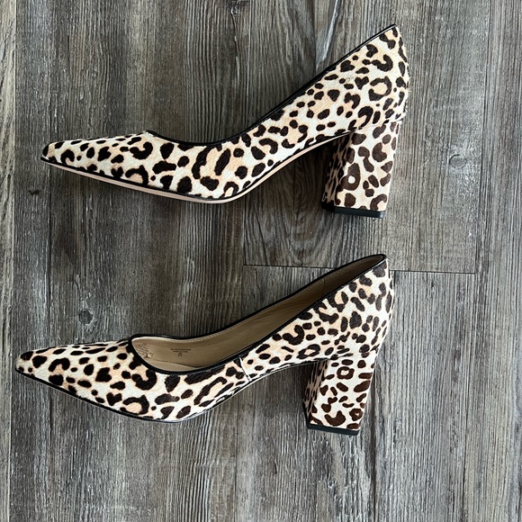 Mark Fisher LTD Yuki Block heel in leopard print - Picture 6 of 7